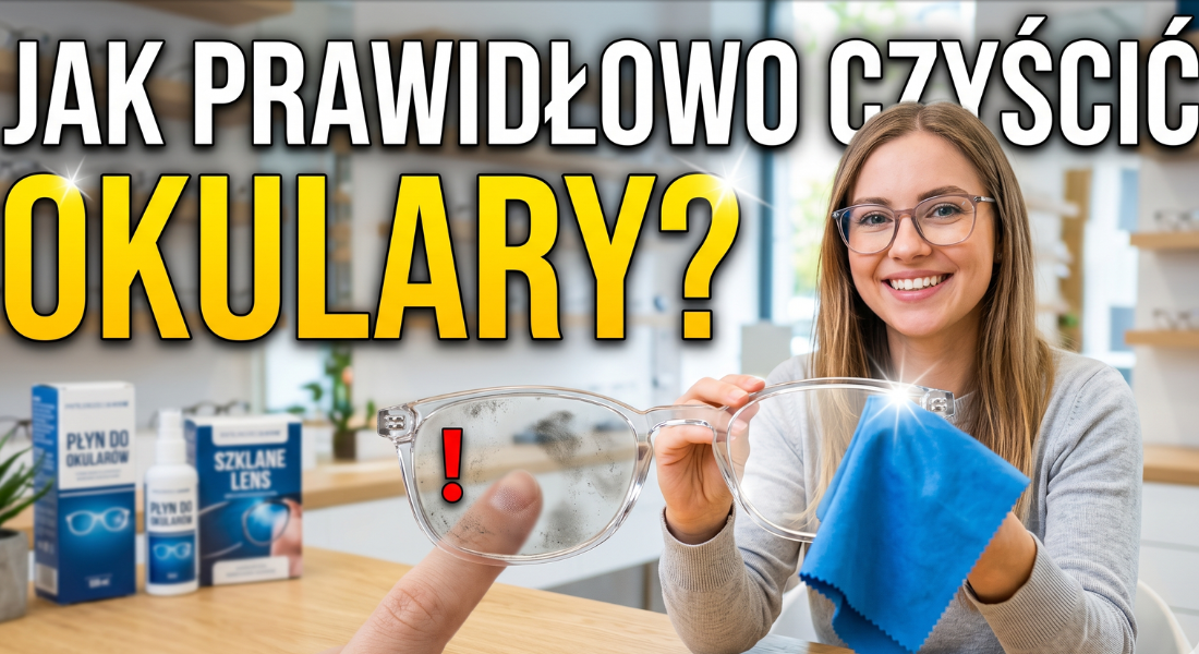 Jak prawidłowo czyścić okulary? 5 błędów, których należy unikać