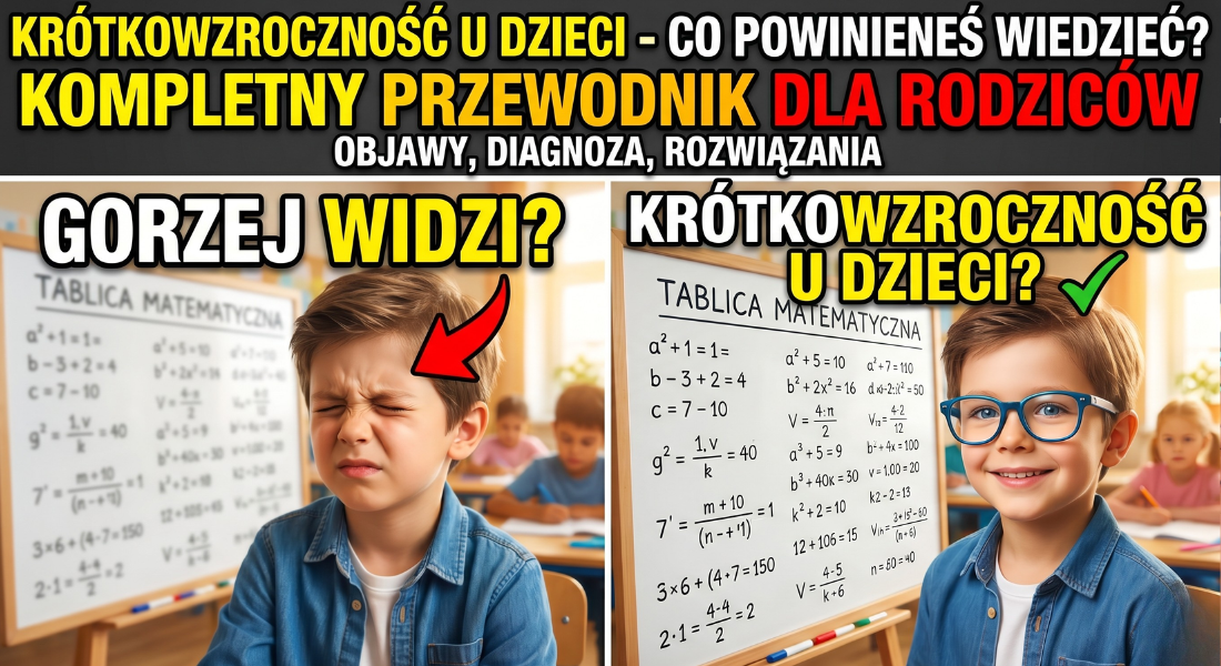 Krótkowzroczność u dzieci - co powinieneś wiedzieć?