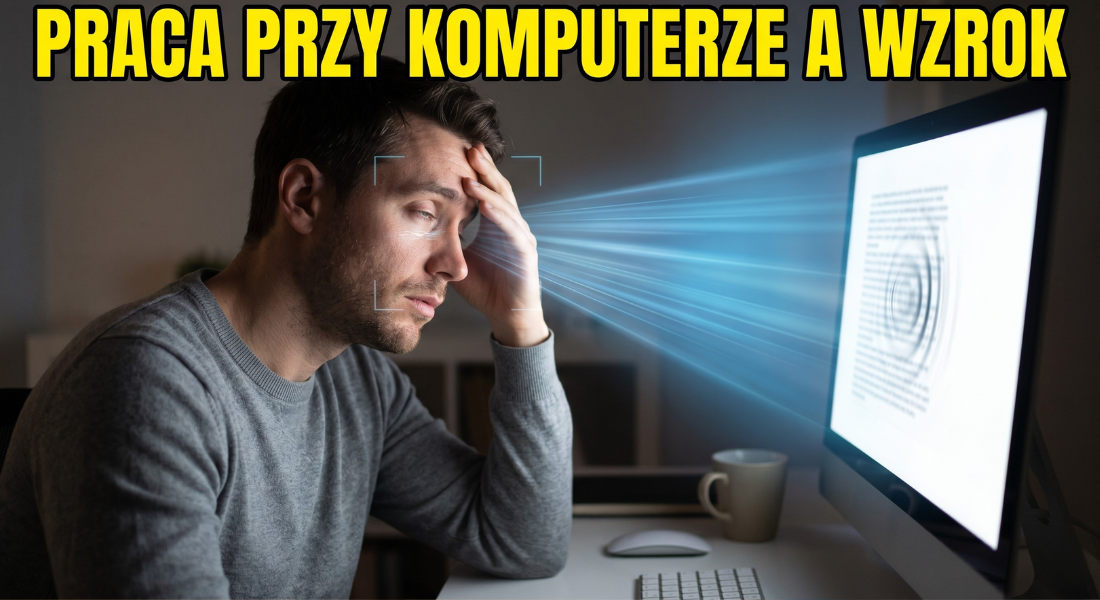 Praca przy komputerze a zmęczenie oczu (Cyfrowe Zmęczenie Wzroku)